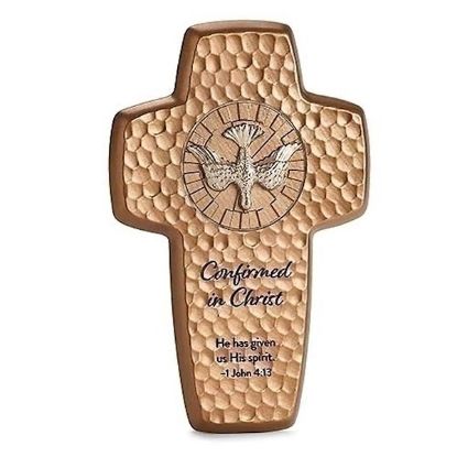 Picture of Wall Cross - Confirmed in Christ/He Has Given Us His Spirit (1 John 4:13)