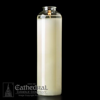 Picture of Cathedral Domus Christi 51% Beeswax 14-Day Glass Sanctuary Light