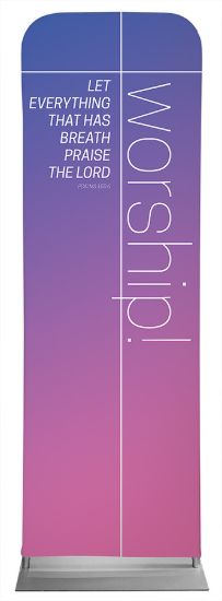 Picture of Worship Color Wash Sleeve Banner