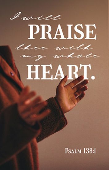 Picture of I Will Praise Worship Bulletin PKG 100