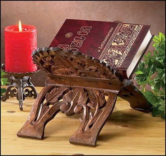 Picture of Hand-Carved Bible/Missal Stand