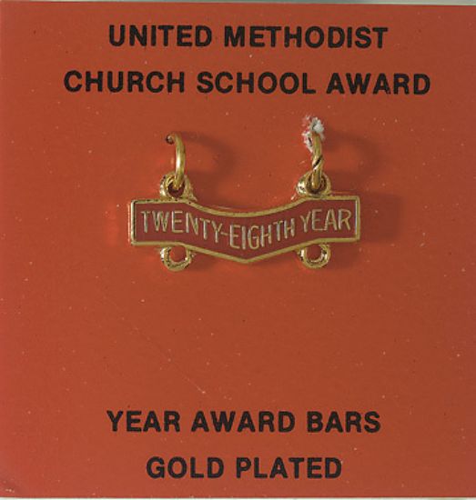 Picture of United Methodist Attendance Bar 28