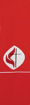 Picture of United Methodist Logo Red Stole