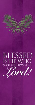 Picture of Passion Cross 2x6 Banner