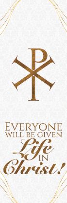 Picture of Easter Chi Rho 2x6 Banner