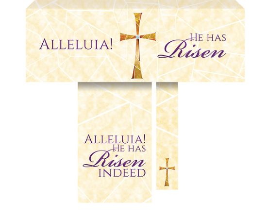 Picture of He Has Risen Easter 3-Piece Parament Set